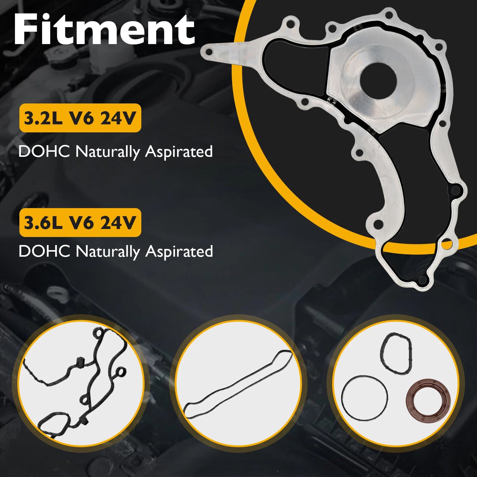 Timing Cover Gasket Set for Dodge Ram Chrysler 200 300 Jeep (2011-2018)