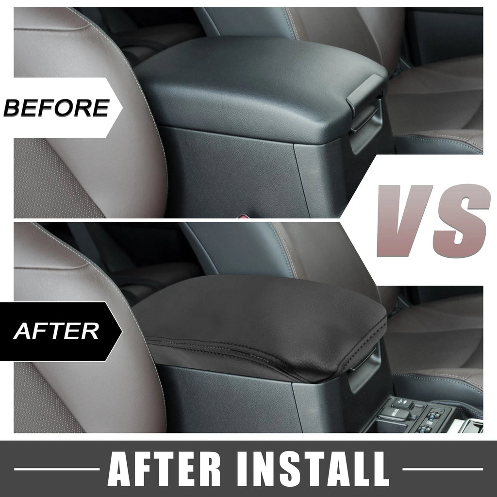 Center Console Armrest Cover for Toyota RAV4 (2013–2018) Black