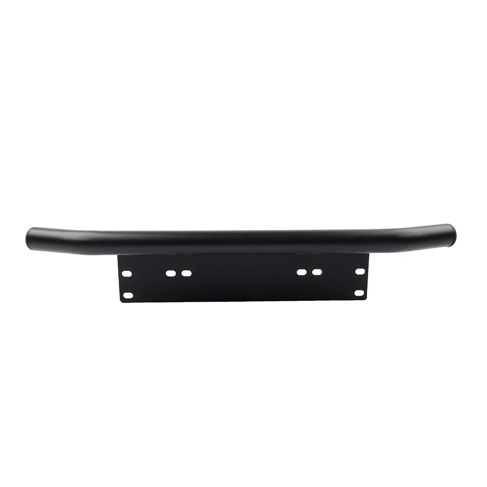 Black Bull Bar Front License Plate Mount Bracket for Off-Road Light Bar