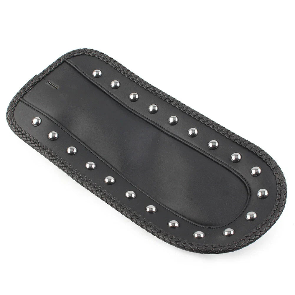 Black PU Leather Rear Fender Bib for Kawasaki Vulcan 1500 (1996-2008)