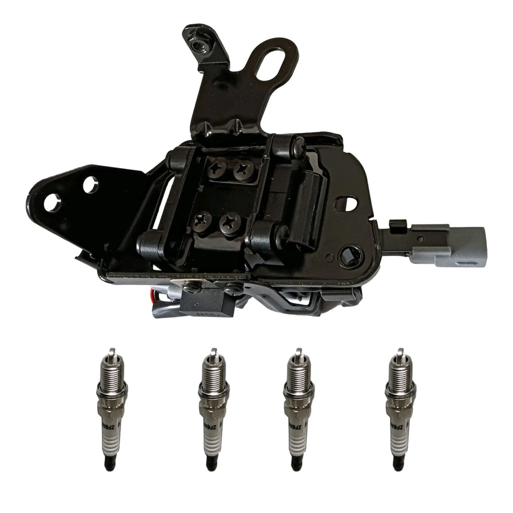 Set of 4 Ignition Coils and Spark Plugs for Kia Spectra5 (2005–2009)