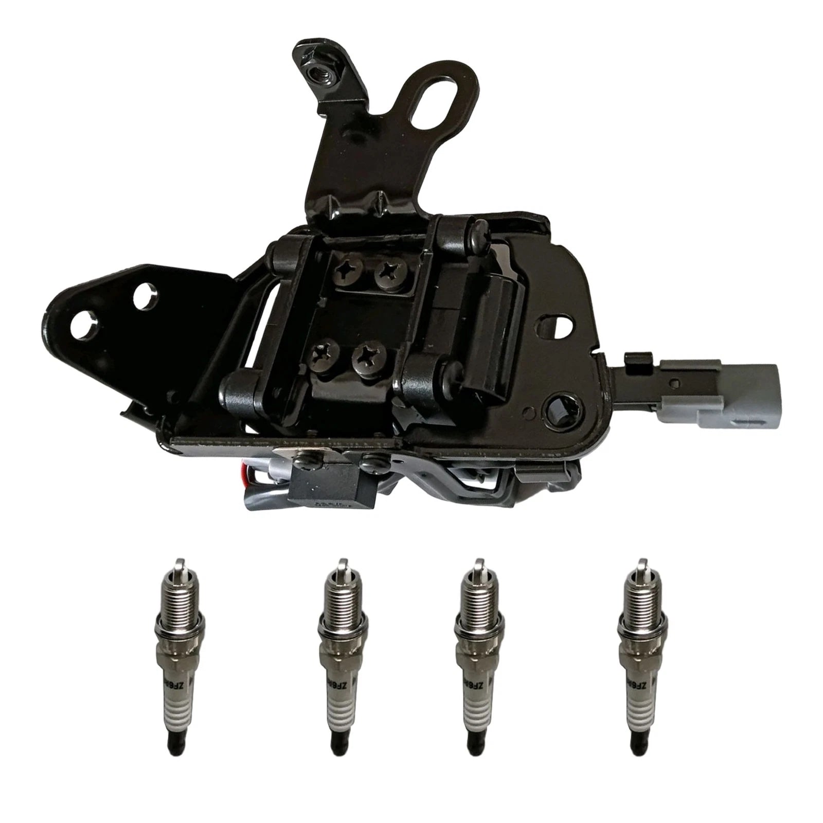 Set of 4 Ignition Coils and Spark Plugs for Kia Spectra5 (2005–2009)