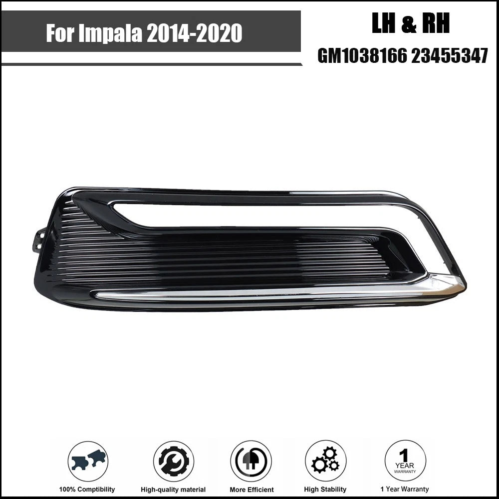Right Passenger Side Fog Light Cover for Chevrolet Impala (2014â2020)