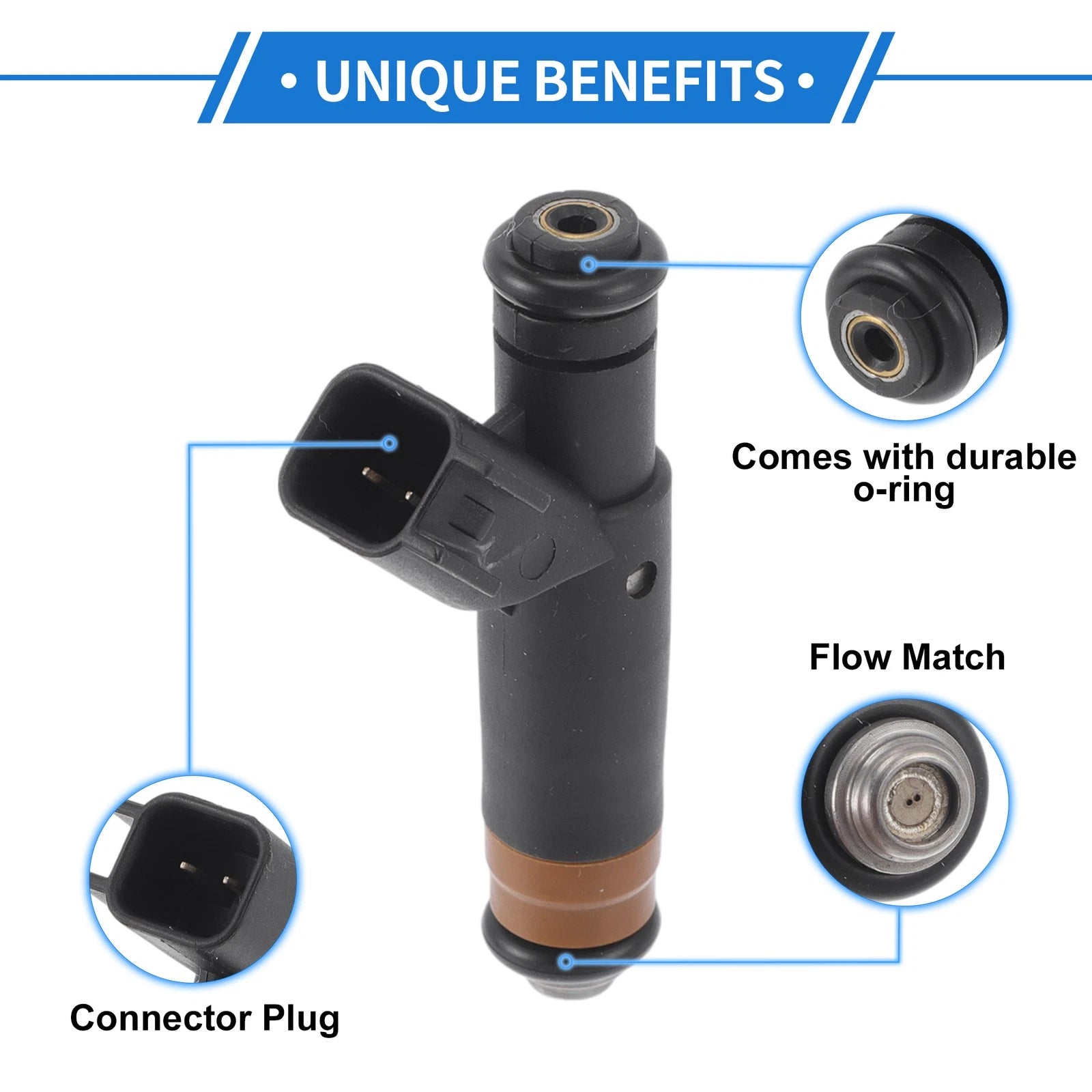 1 Pc No.9F593244 Fuel Injector for Ford Taurus (2004–2005)