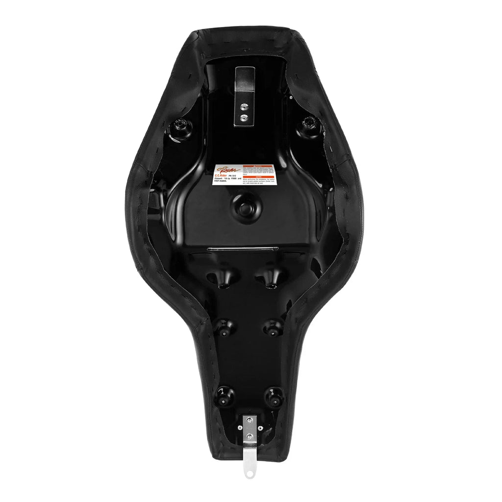 Driver Passenger Seat for Harley Softail Street Bob 2018-2024 Black