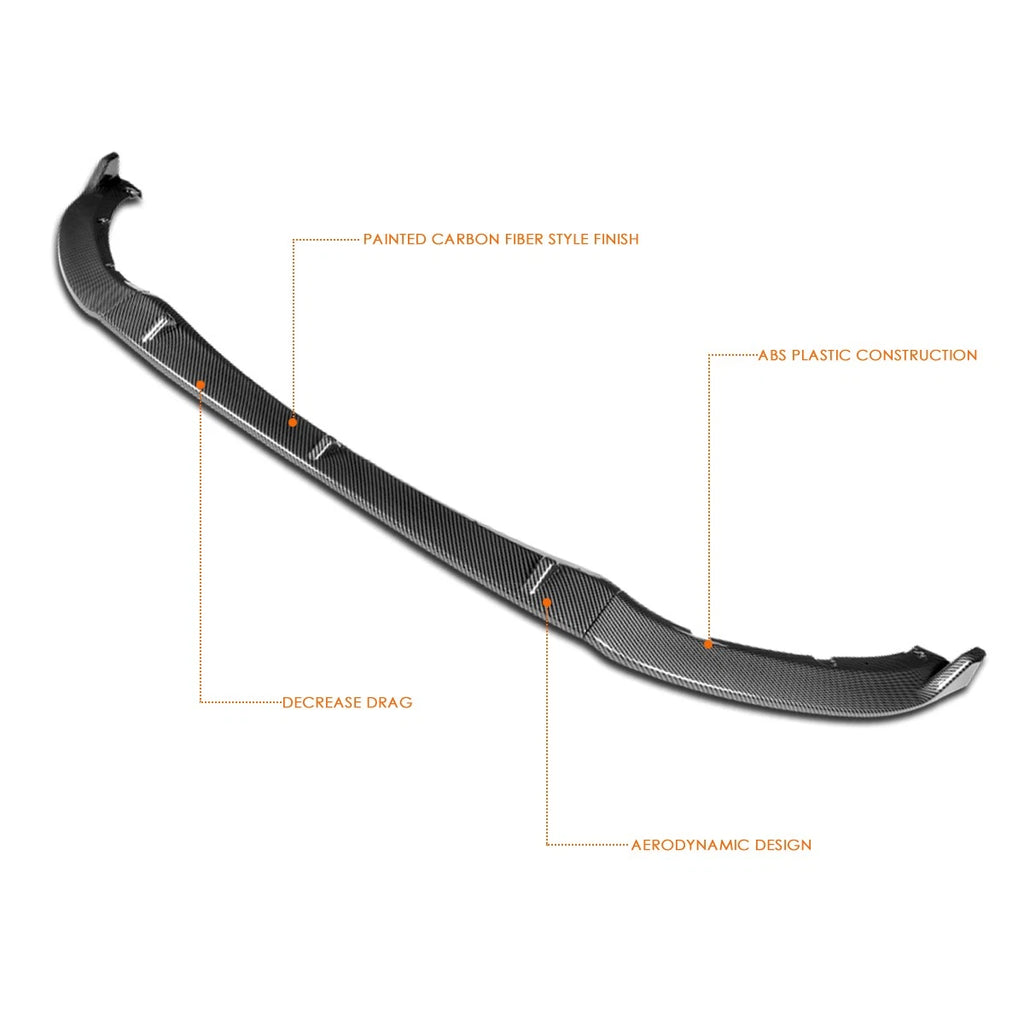 MP-Style Carbon Look Front Bumper Spoiler Lip for Mazda MX-5 Miata (2016–2024)
