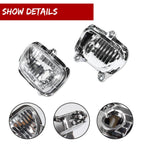 2X Clear Front Turn Signal Lights for Honda Goldwing 1800 (2001–2017)