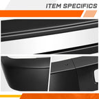 Steel Front Bumper Face Bar for Ford E150 E250 E350 E450 (2008–2019) Black