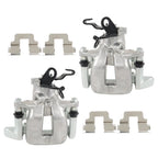 2X Rear Brake Calipers with Bracket for Audi Volkswagen (2006–2010)