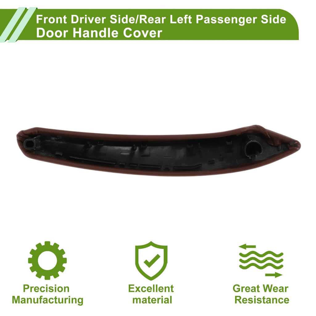 Door Panel Handle Pull Trim Cover for BMW X5 (2008–2013) No. 51416970173 Reddish Brown
