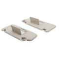 Pair Gray Sun Visors for Chevrolet Spark Sonic (2011–2022) Left+Right