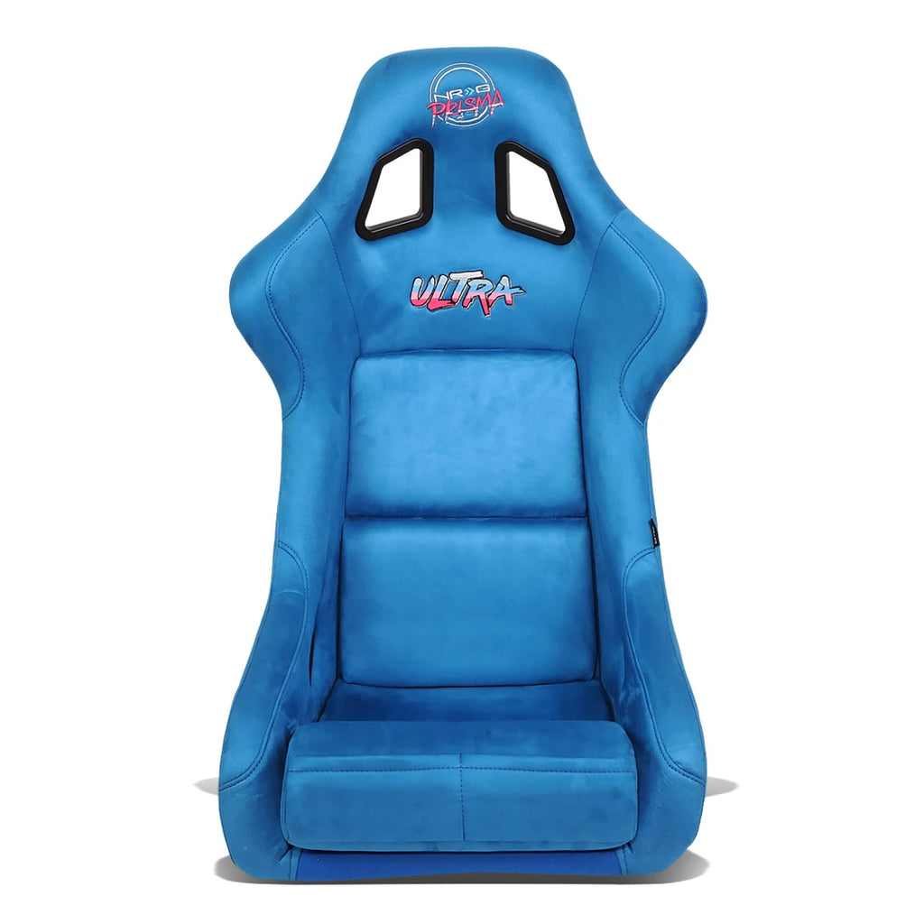 NRG Large Size Alcantara Bucket Racing Seat for Universal Fit (FRP-302BL)