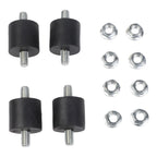 Set of 4 M6 M8 Anti Vibration Rubber Mounts for Electronics