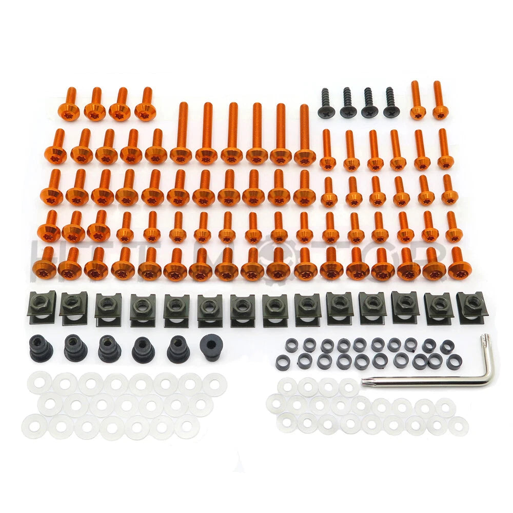 Complete Fairing Bolts Kit for Glod Motorcycle Sportbike