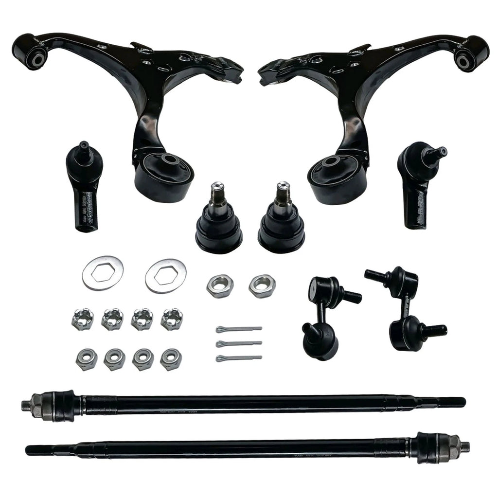 10pcs Front Lower Control Arms Sway Bars Tie Rods for Honda CR-V (2002–2006)