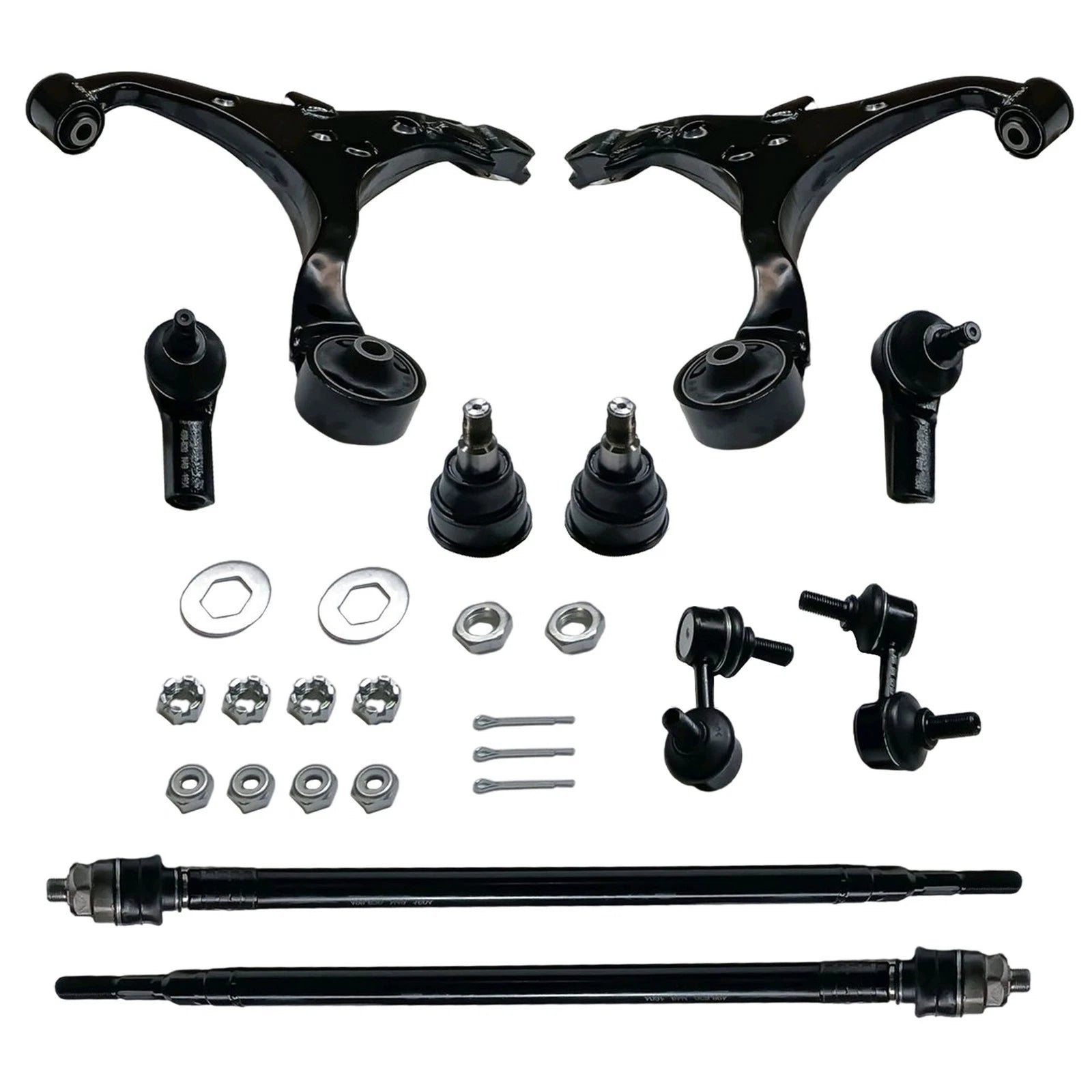 10pcs Front Lower Control Arms Sway Bars Tie Rods for Honda CR-V (2002–2006)