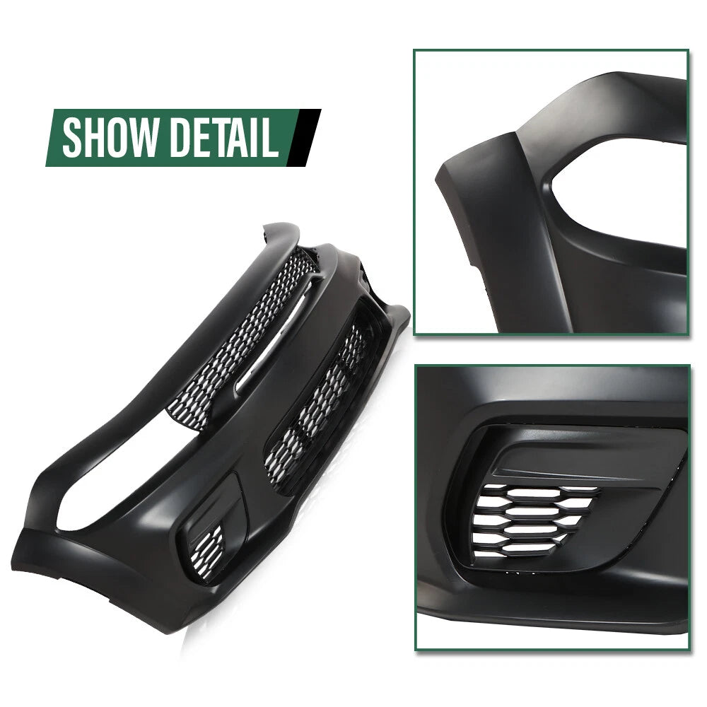 Front and Rear Bumper Hellcat Style for Dodge Charger Widebody (2015–2023)