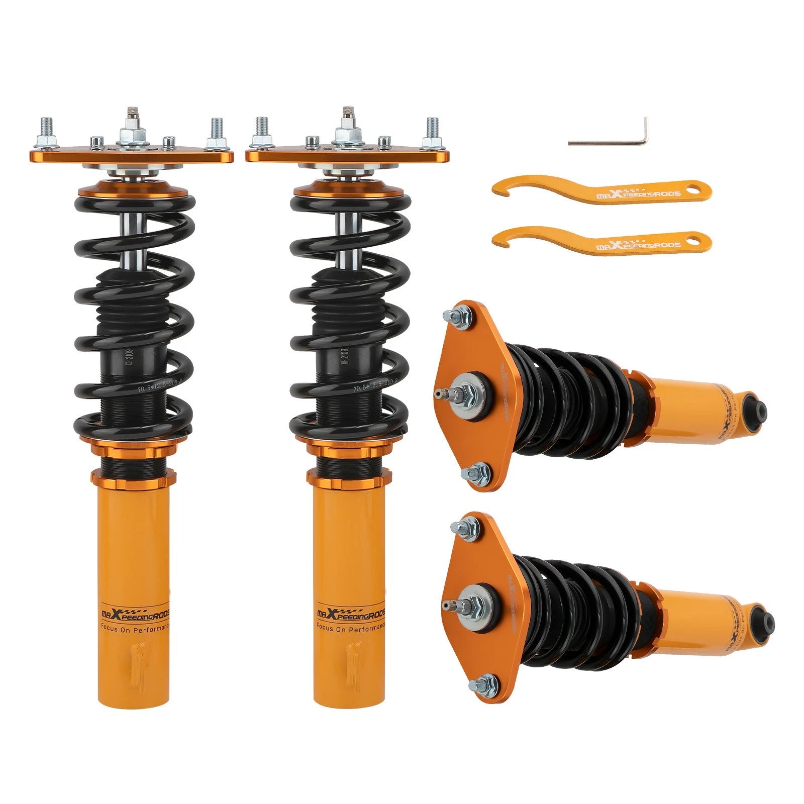 24 Level Damper Adjustable Coilovers Lowering Kit For Subaru Forester SJ 14-18