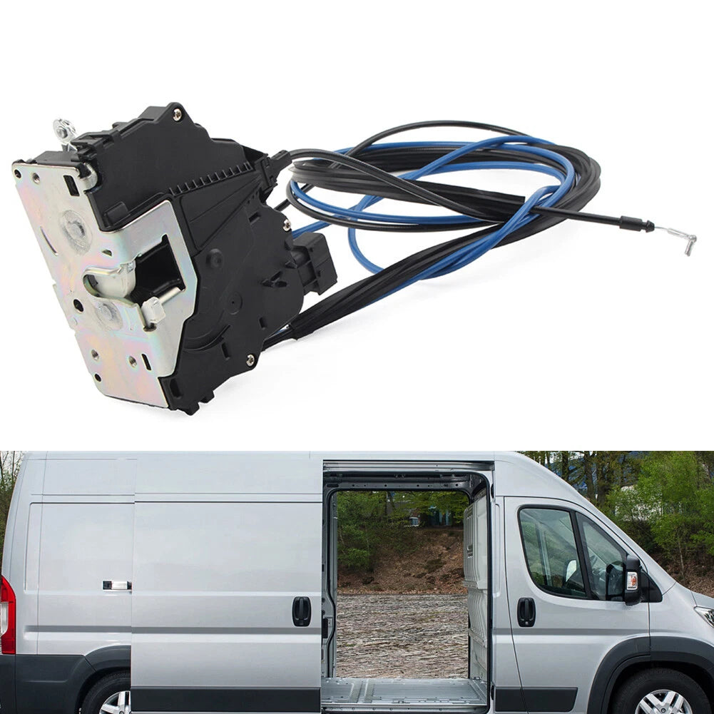 Right Hand Sliding Door Lock + Cable for Fiat Ducato, Peugeot Boxer