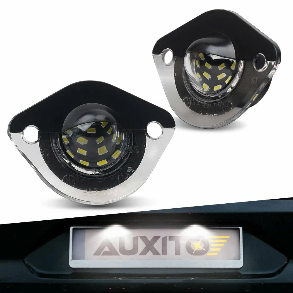 2X White SMD LED License Plate Light for Ford Mustang (1994–2004)