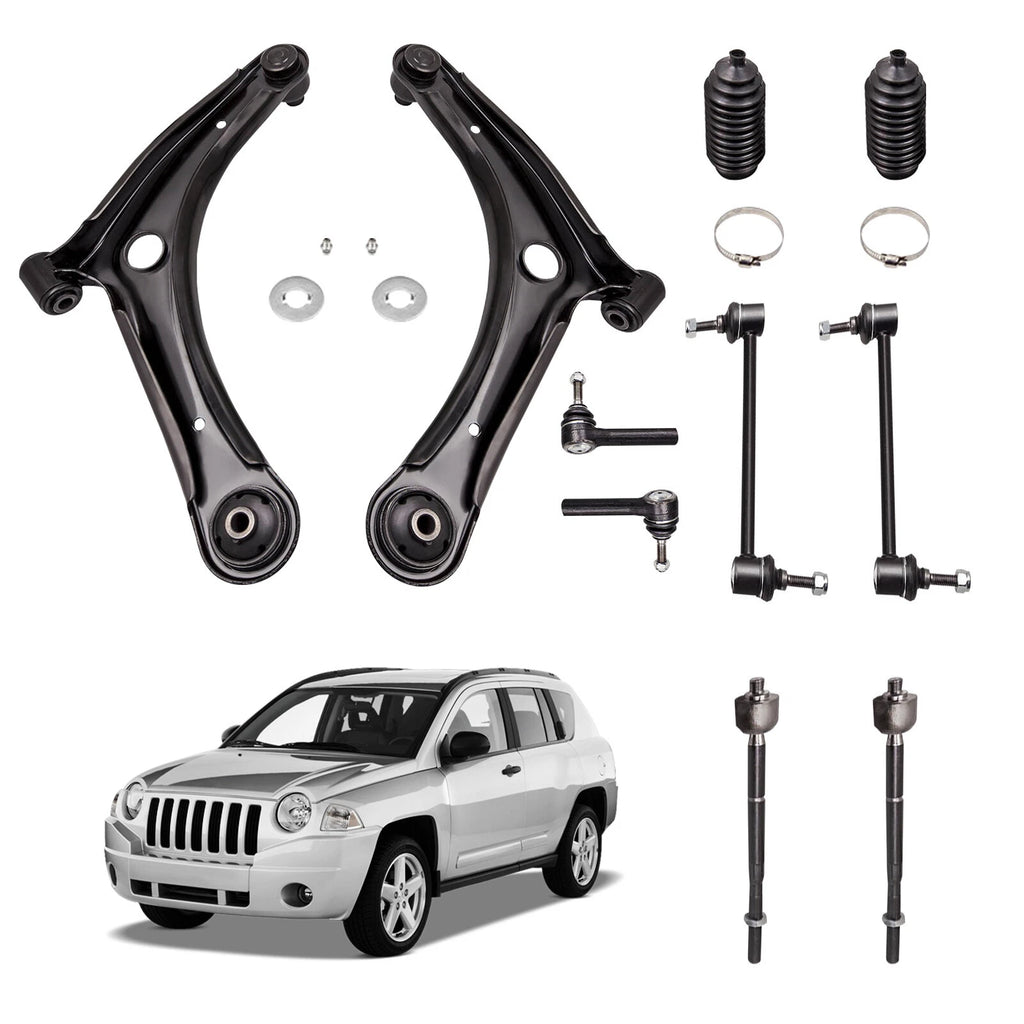 Front Lower Control Arm Set for Dodge Caliber Jeep Compass Patriot (2007-2017)