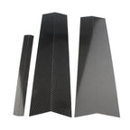 6PCS Carbon Fiber Door Window Trim Pillar Posts for BMW 3 Series (2013-2018)