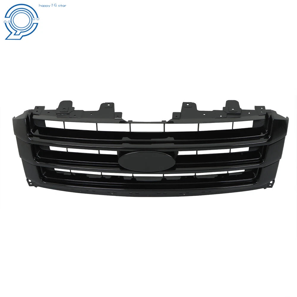Gloss Black Front Upper Grille for Ford Expedition (2015-2017)