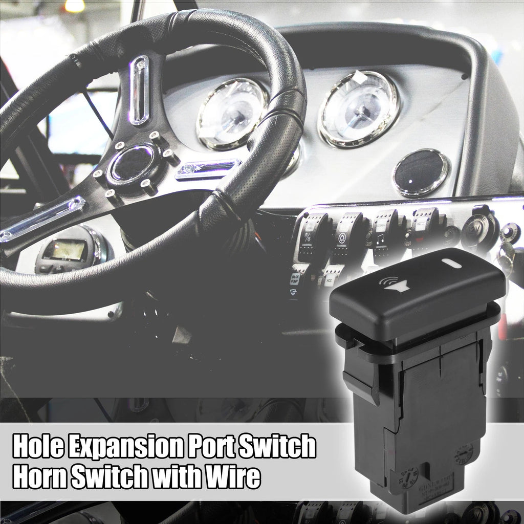 Hole Expansion Port Switch Horn Switch with Wire for Toyota Alphard 