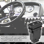 Hole Expansion Port Switch Horn Switch with Wire for Toyota Alphard 