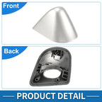 Front Right Side Washer Nozzle Cover Cap for BMW X5 Silver Tone