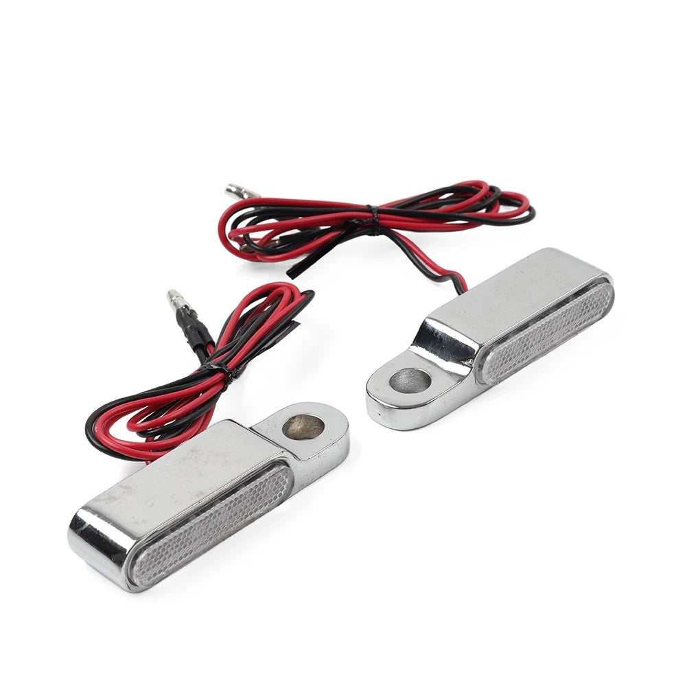 Chrome Handlebar Turn Signal Blinkers for Harley Sportster XL1200 883 (2004–2023)