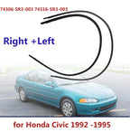 2X Roof Trim Strip for Honda Civic 1992–1995 (74316-SR3-003)