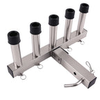 Stainless Steel Fishing Rod Holder for 2" Hitch Receivers (Fits Most Models)