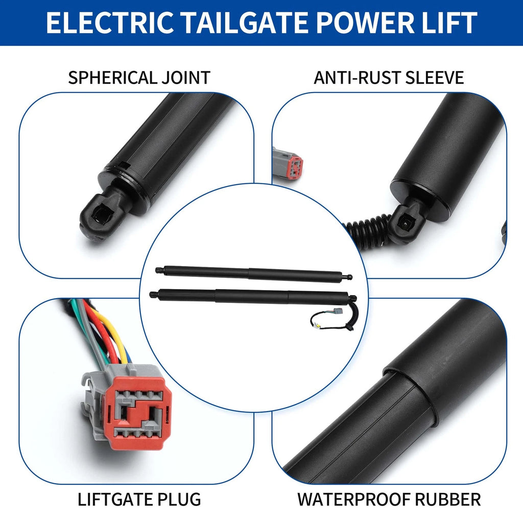Set of 2 Rear LH RH Tailgate Power Lift Supports for Ford Edge (2015–2018) No.FT4Z14B351A
