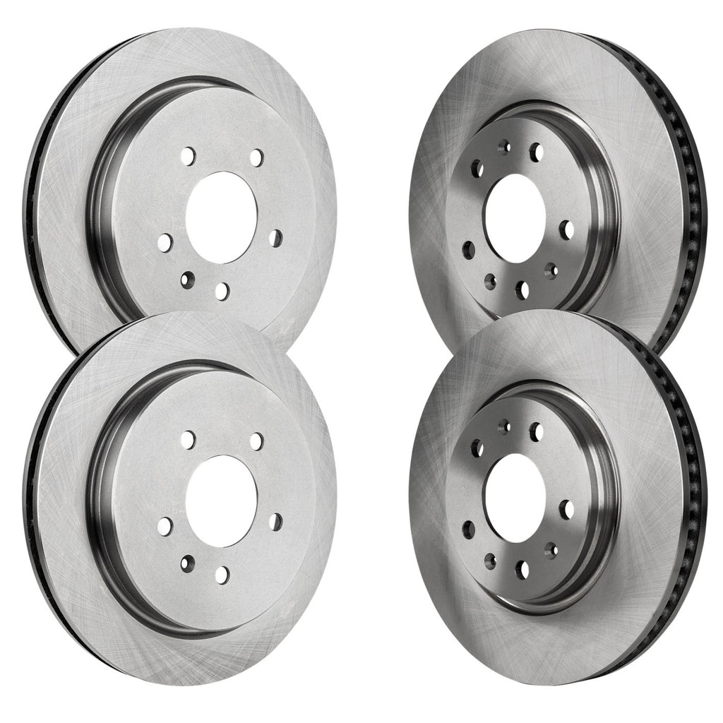 Front and Rear Disc Brake Rotors for Cadillac CTS (2003–2005)