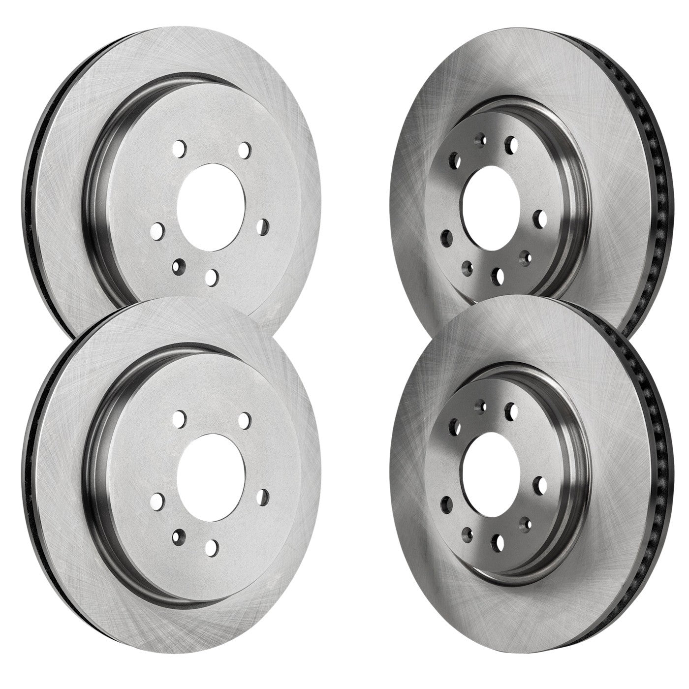 Front and Rear Disc Brake Rotors for Cadillac CTS (2003–2005)