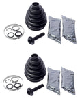 Set of 2 Outer CV Joint Boot Kit for Audi Volkswagen (Loebro)
