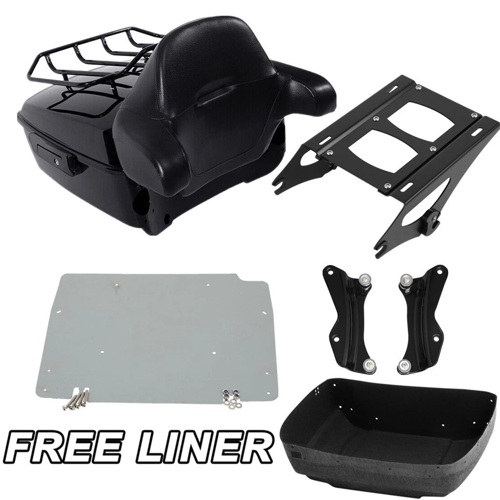 Trunk Pad Mount Rack Docking Plate for Harley Road Glide (2014–2026)