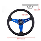 340mm Blue Steering Wheel for Yamaha EZGO Club Car
