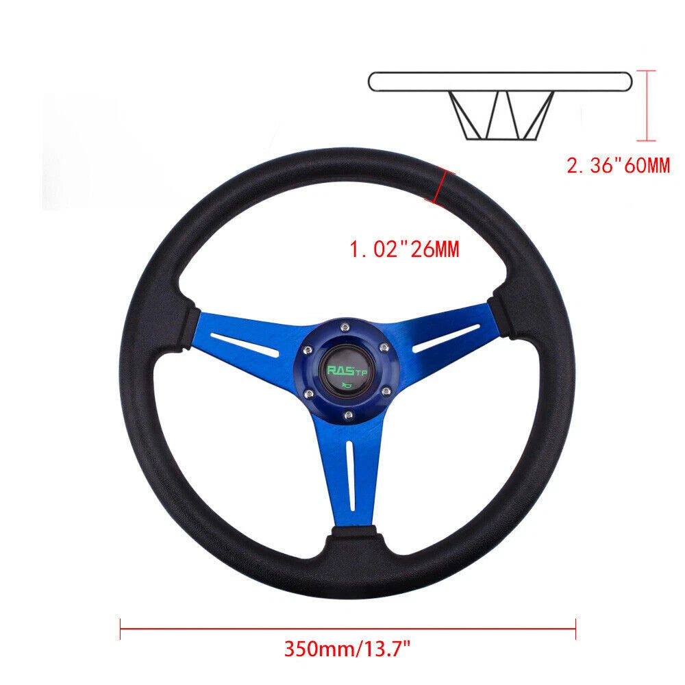 340mm Blue Steering Wheel for Yamaha EZGO Club Car