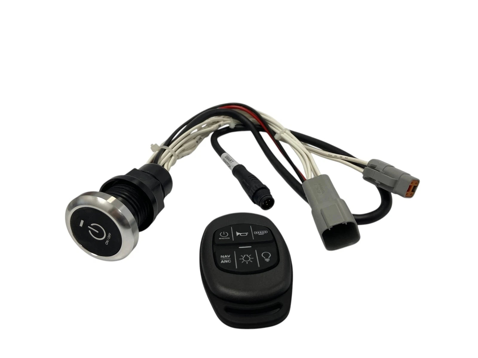Wireless Key FOB Remote and Engine Start/Stop Switch for