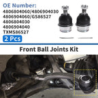 2X Front Lower Ball Joints for Toyota Tacoma (2005–2023) No. 4806804060/4806904030