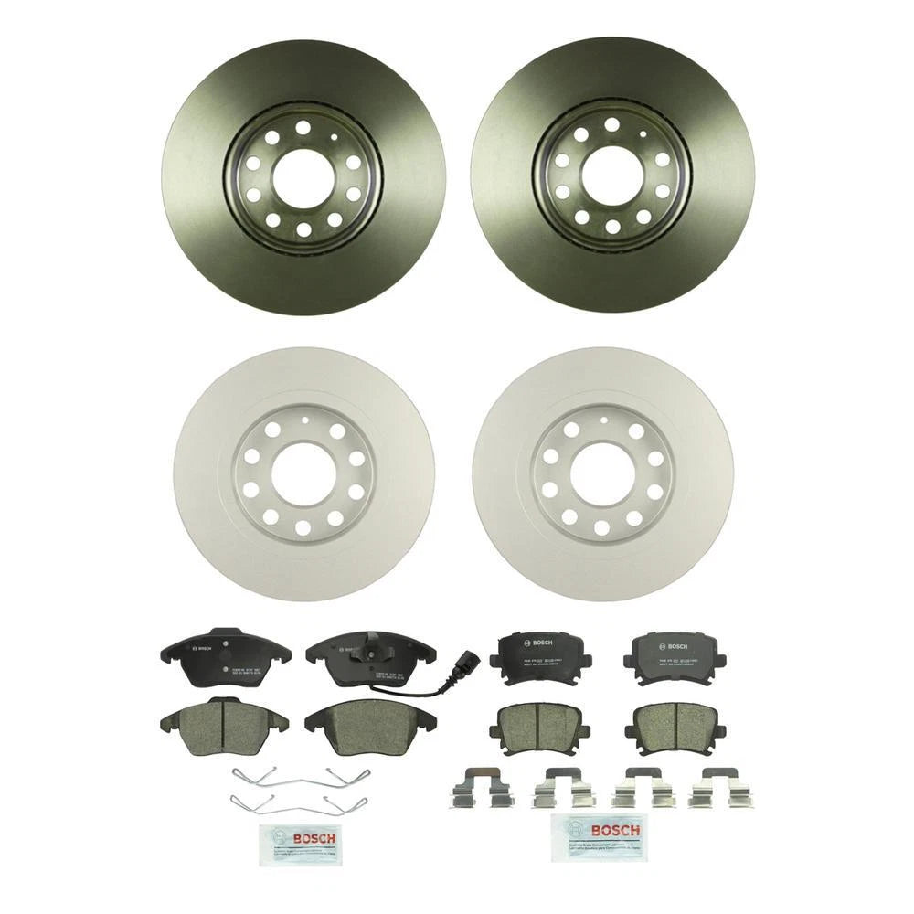 Brake Kit Disc Rotors & Ceramic Pads for Audi A3 (2013–2020)