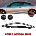 Chrome Delete Blackout Window Precut Vinyl Cover for Honda Civic (2016–2021)