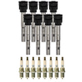 Set of 8 NGK Laser Platinum Ignition Coils for Audi Q7, VW Touareg (2007–2010)