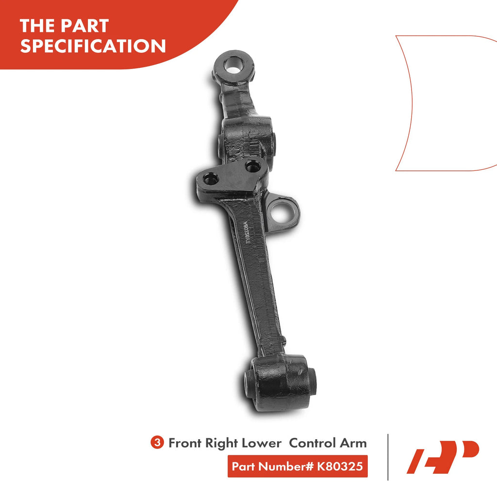 Set of 10 Front Upper Control Arms for Honda Accord Acura