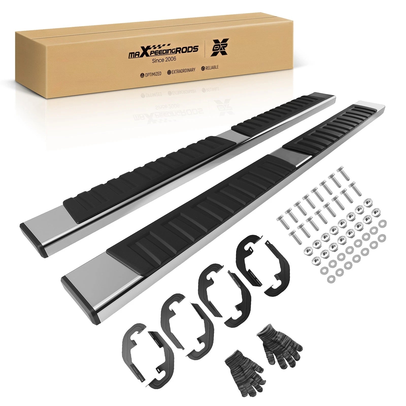 Running Boards for Chevy Silverado GMC Sierra 1500 (2019–2026)