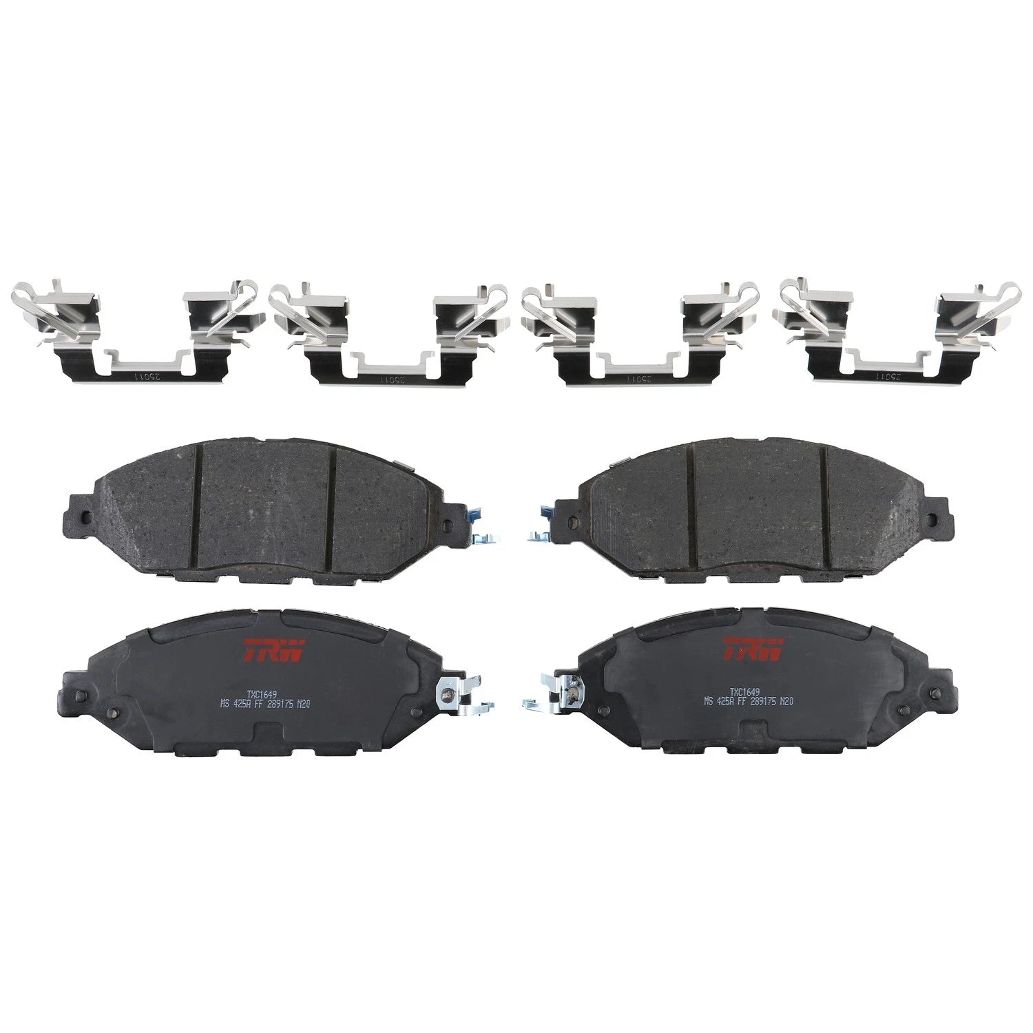 Set of 4 Disc Brake Pads for Nissan Pathfinder (2013–2020)