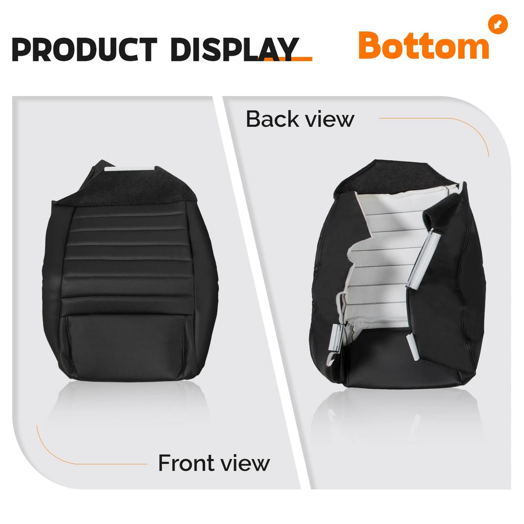 Driver Bottom-Top Perforated Seat Cover for Ford Mustang GT (2005–2009)