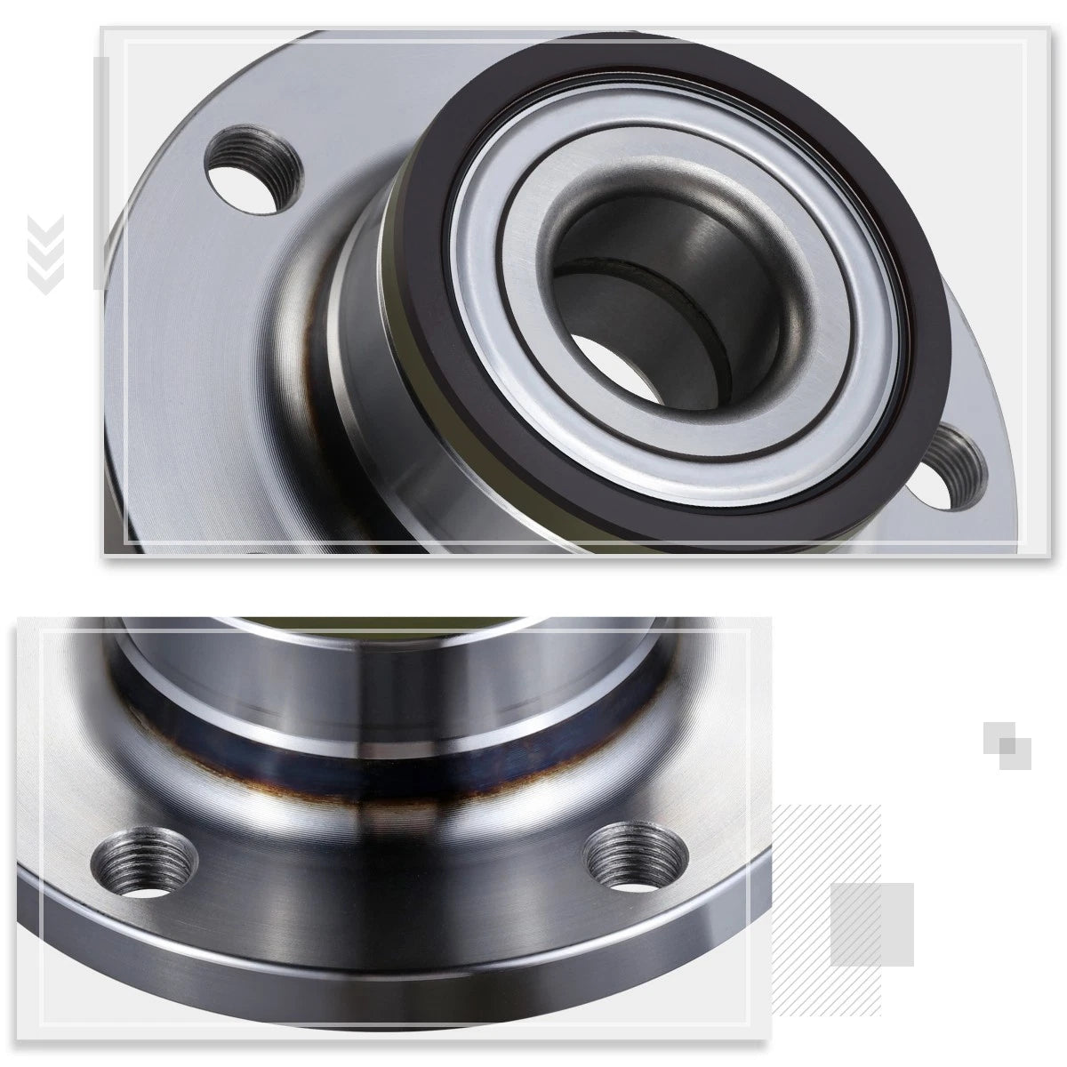 Rear Wheel Hub Bearing Assembly Kit for Jetta Passat GTI Golf Tiguan (2005–2022)